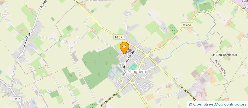 localisation de l'entreprise MADAME ADRIANE MEHAY  VERLINGHEM