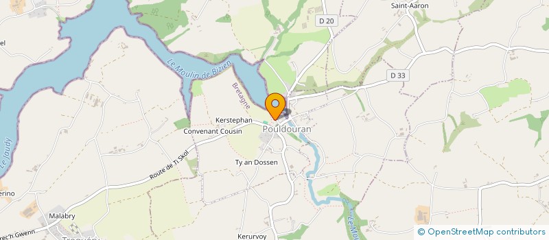 localisation de l'entreprise MADAME ADRIANNE JACONO  LA ROCHE-JAUDY