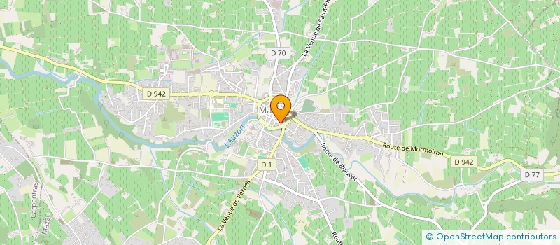 localisation de l'entreprise MADAME ADRIANNE MEAD  MAZAN