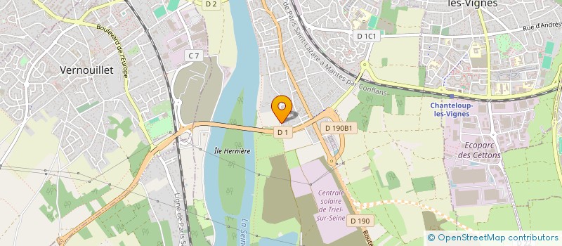 localisation de l'entreprise MADAME ADRIANO GONCALVES MARTINS  TRIEL-SUR-SEINE