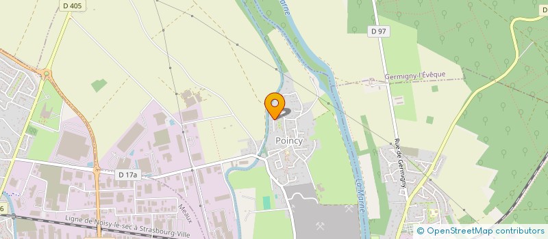 localisation de l'entreprise MADAME ADRIEN GIAMPIETRO  POINCY