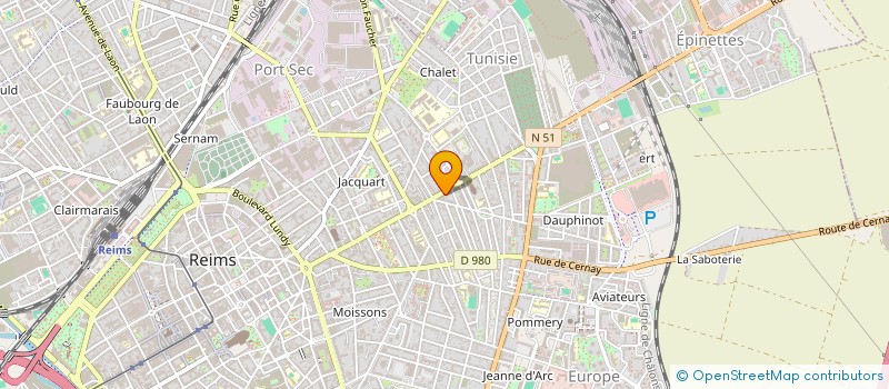 localisation de l'entreprise MADAME ADRIENNE BARBAISE  REIMS