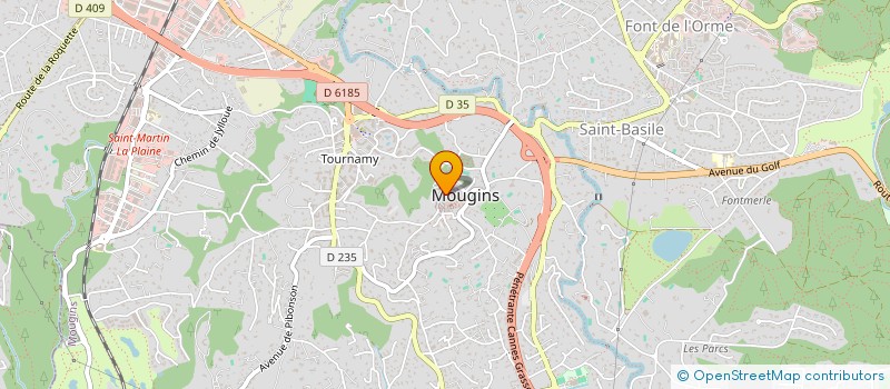 localisation de l'entreprise MADAME ADRIENNE BRILLI à MOUGINS