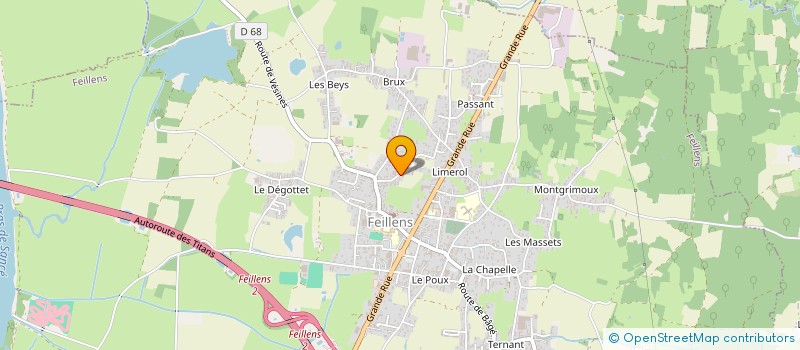 localisation de l'entreprise MADAME ADRIENNE CHANUT à FEILLENS