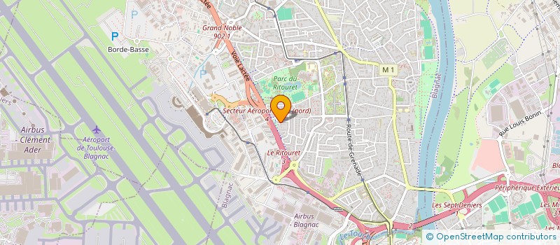 localisation de l'entreprise MADAME ADRIENNE DE MENA  BLAGNAC