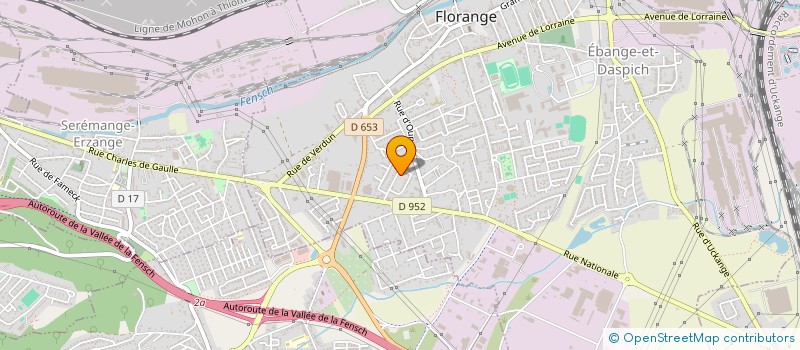 localisation de l'entreprise MADAME ADRIENNE DE VITO  FLORANGE