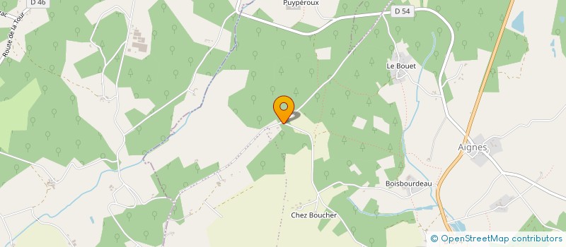 localisation de l'entreprise MADAME ADRIENNE DERMIGNY  MONTMOREAU