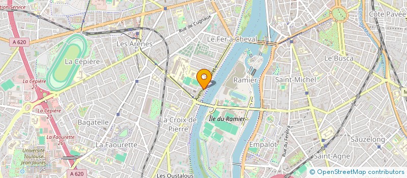 localisation de l'entreprise MADAME ADRIENNE DESCOINS  TOULOUSE