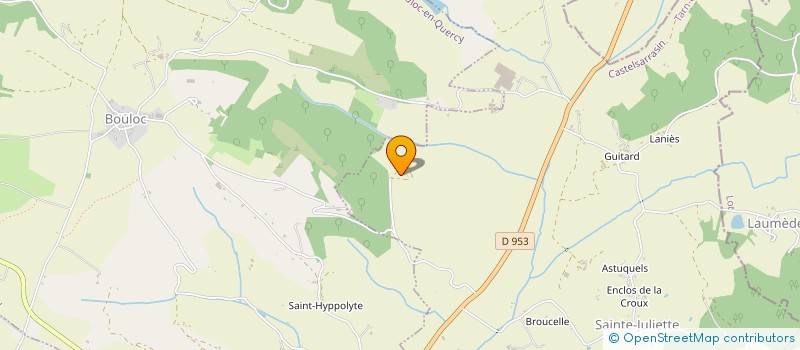 localisation de l'entreprise MADAME ADRIENNE DORANGE  LAUZERTE