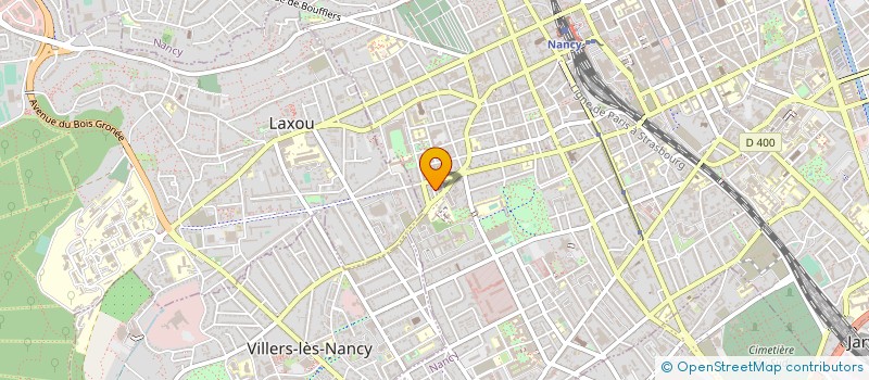 localisation de l'entreprise MADAME ADRIENNE FRANCOIS  NANCY