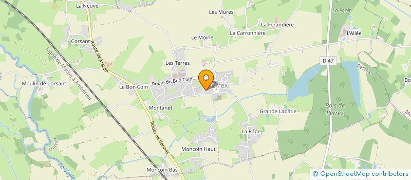 localisation de l'entreprise MADAME ADRIENNE HUMBERT à SAINT-JULIEN-SUR-VEYLE