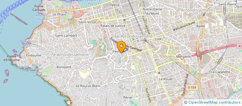 localisation de l'entreprise MADAME ADRIENNE MARQUET à MARSEILLE