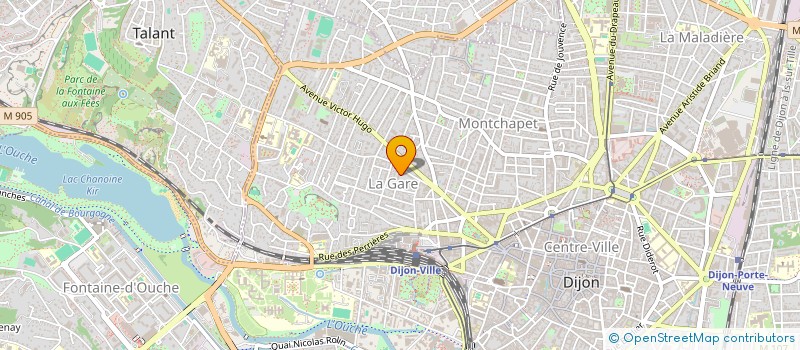 localisation de l'entreprise MADAME ADRIENNE MICHEL  DIJON