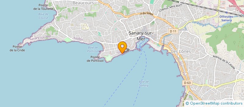 localisation de l'entreprise MADAME ADRIENNE MILLE à SANARY-SUR-MER