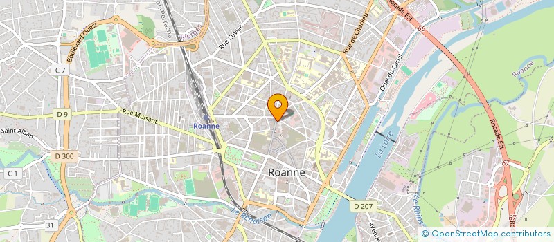 localisation de l'entreprise MADAME ADRIENNE MINASSIAN  ROANNE