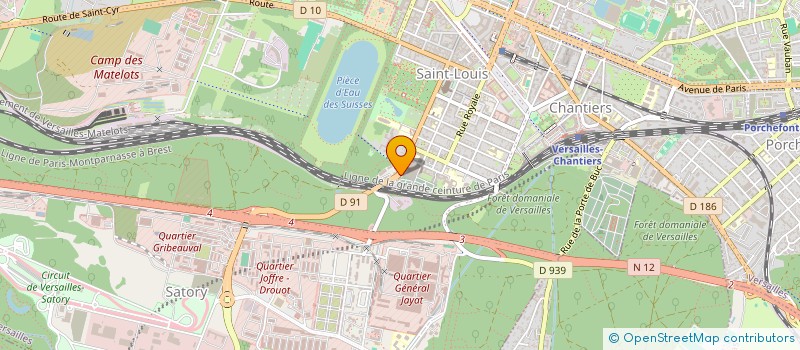 localisation de l'entreprise MADAME ADRIENNE NGNIKEU NTANKEU à VERSAILLES