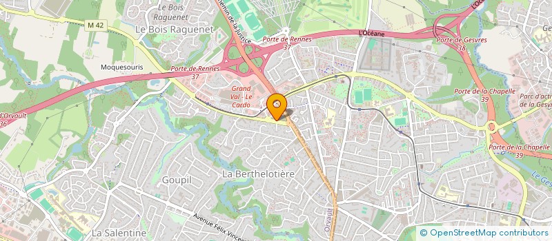 localisation de l'entreprise MADAME ADRIENNE NGUESSO FODJON à ORVAULT