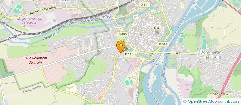 localisation de l'entreprise MADAME ADRIENNE NUI  TOUL