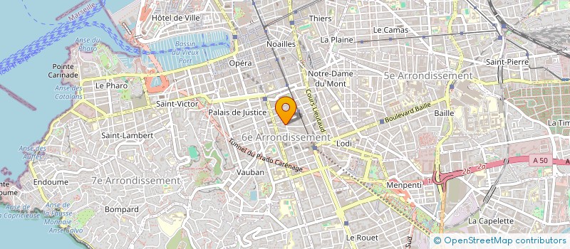 localisation de l'entreprise MADAME ADRIENNE PAUL à MARSEILLE