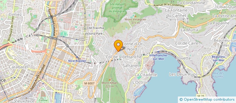 localisation de l'entreprise MADAME ADRIENNE PAVISIC à VILLEFRANCHE-SUR-MER