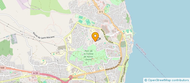 localisation de l'entreprise MADAME ADRIENNE QUARTA  MARTIGUES