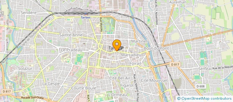 localisation de l'entreprise MADAME ADRIENNE SALEMI  TARBES