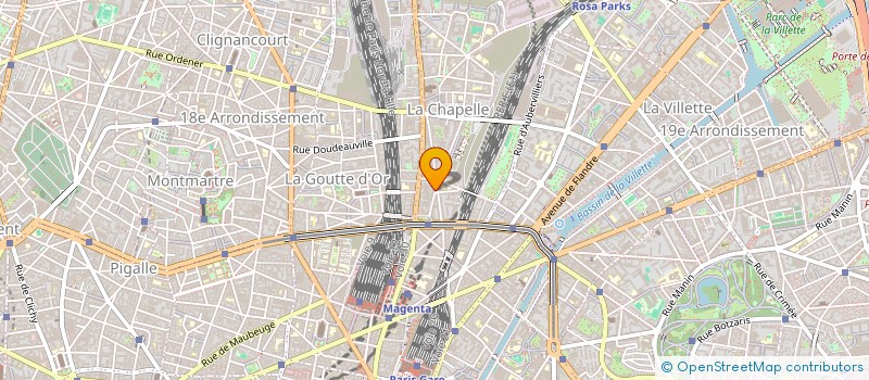 localisation de l'entreprise MADAME ADRIENNE SURPRENANT  PARIS