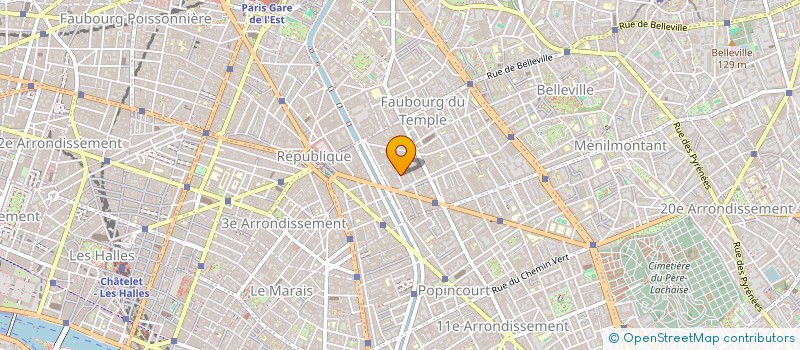 localisation de l'entreprise MADAME ADRIENNE THOMAS à PARIS