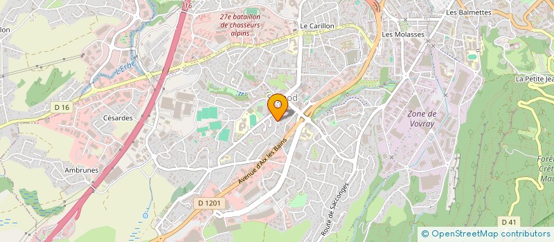 localisation de l'entreprise MADAME ADRIENNE VERON à ANNECY