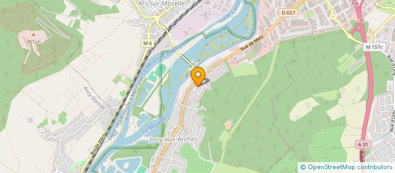 localisation de l'entreprise MADAME ADRIENNE WENK  JOUY-AUX-ARCHES