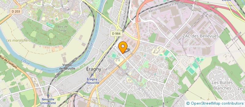 localisation de l'entreprise MADAME ADRY BOUKOBZA à ERAGNY