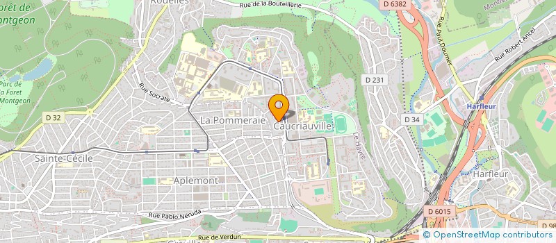 localisation de l'entreprise MADAME ADRYELLE PACIFICO DE SOUZA à LE HAVRE