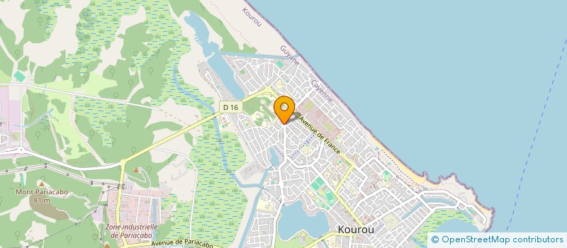 localisation de l'entreprise MADAME ADY MERI à KOUROU