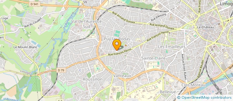 localisation de l'entreprise MADAME AELA DUVALET-DEMINIER à LIMOGES