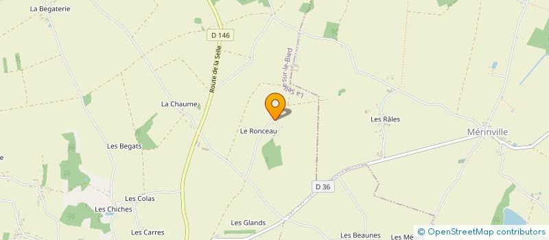 localisation de l'entreprise MADAME AELA GUERREAU à LA SELLE-SUR-LE-BIED