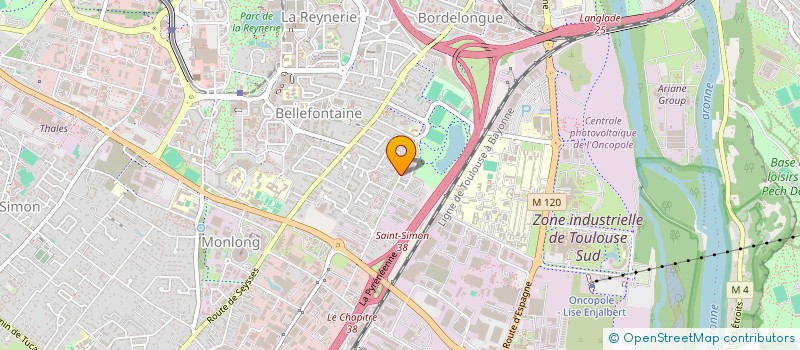 localisation de l'entreprise MADAME AELIA MAUGE à TOULOUSE