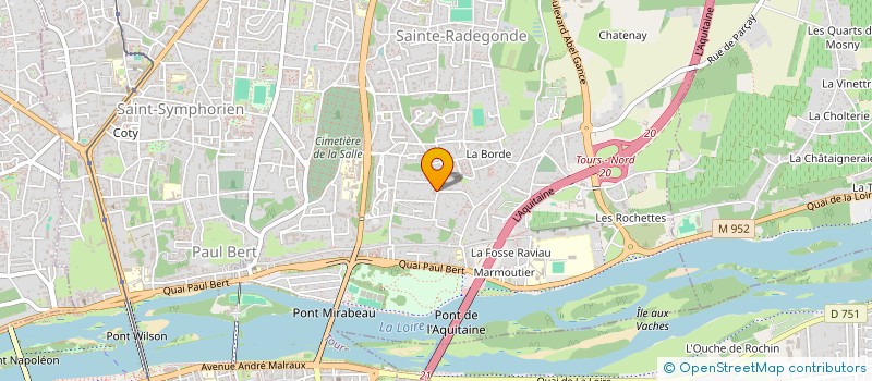 localisation de l'entreprise MADAME AENOR LEMARCHAND  TOURS