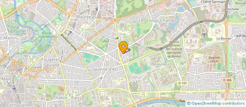 localisation de l'entreprise MADAME AF TAPSOBA-BOUESNARD  RENNES