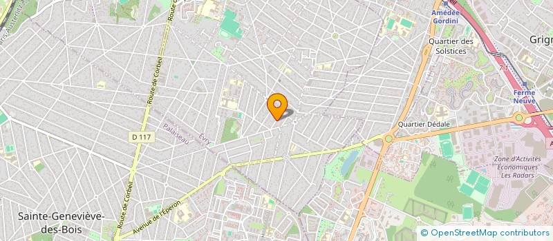 localisation de l'entreprise MADAME AFAF HADDAD  MORSANG-SUR-ORGE