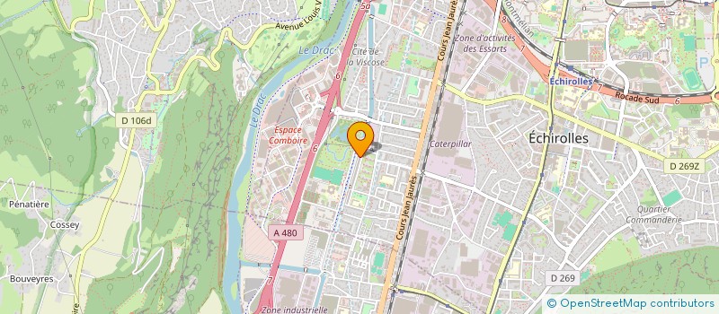 localisation de l'entreprise MADAME AFAF HAROUN ADAM ALI  ECHIROLLES