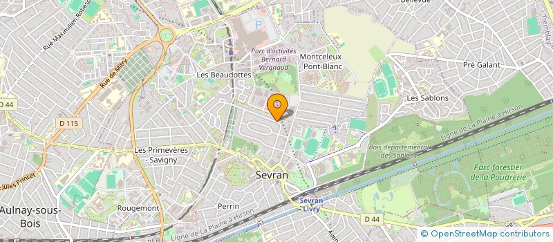 localisation de l'entreprise MADAME AFAF RABAH à SEVRAN