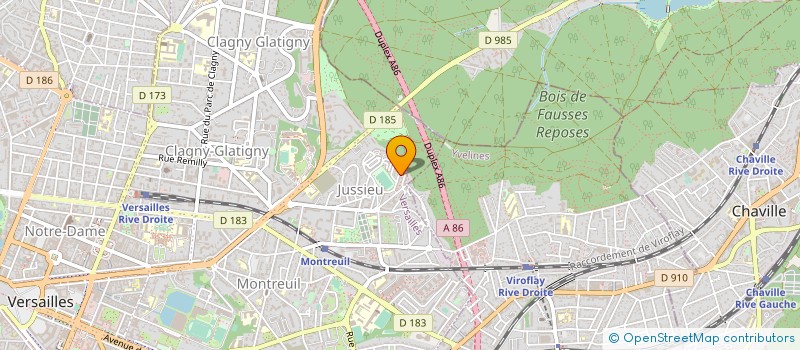 localisation de l'entreprise MADAME AFAFE AOUIZIR à VERSAILLES