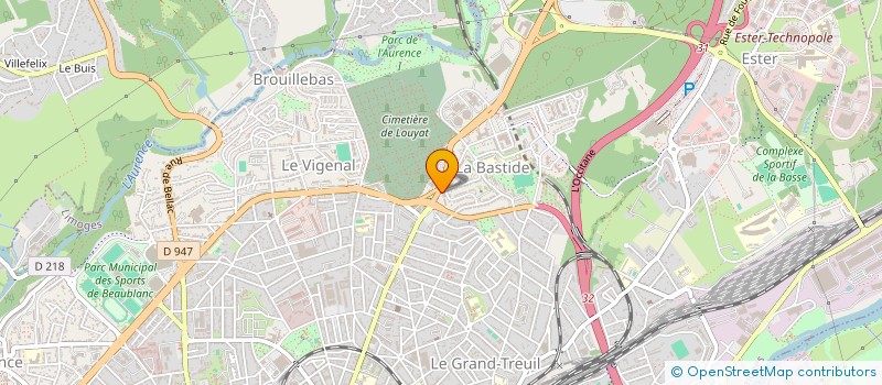 localisation de l'entreprise MADAME AFAQ AHMADI à LIMOGES