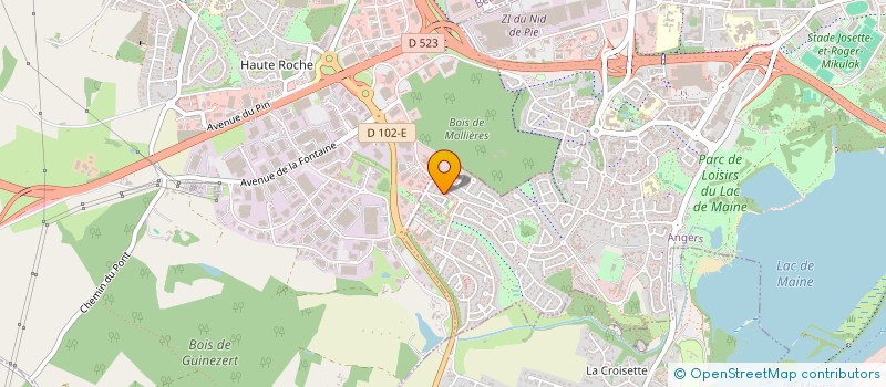 localisation de l'entreprise MADAME AFEF GUETARI à ANGERS