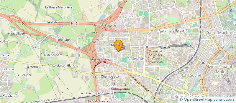 localisation de l'entreprise MADAME AFERDITA JASHARI  RENNES