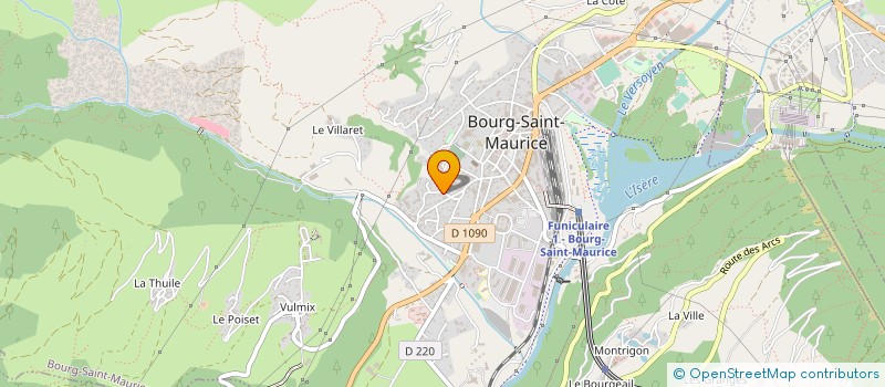 localisation de l'entreprise MADAME AFERDITA MAROT à BOURG-SAINT-MAURICE