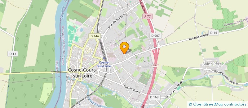 localisation de l'entreprise MADAME AFET BABAYEVA  COSNE-COURS-SUR-LOIRE