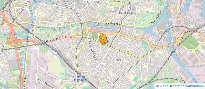 localisation de l'entreprise MADAME AFFEF GUILIANO à STRASBOURG