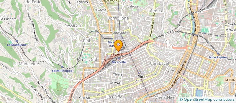localisation de l'entreprise MADAME AFFI AZIAGUE à NICE