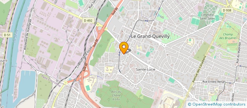 localisation de l'entreprise MADAME AFFIFIA KADRI à LE GRAND-QUEVILLY